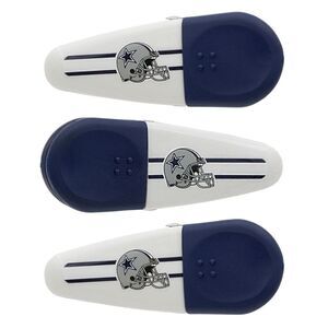 NFL Dallas Cowboys 3pc Bag Clip Set with Magnetic Back in Team Colors